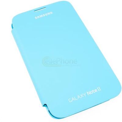 Samsung EFC-1J9FBEGSTD Flip Cover per Galaxy Note 2, Blu Samsung EFC-1J9FBEGSTD Flip Cover per Galaxy Note 2, Blu