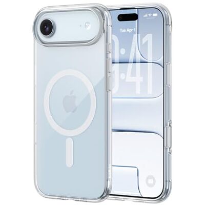Belkin SheerForce Clear Cover per iPhone Air Compatibile con MagSafe, Design Sottile e Rivestimento Antigraffio, Custodia per iPhone, Magnetica e Anti-urto Trasparente Belkin SheerForce Clear Cover per iPhone Air Compatibile con MagSafe, Design Sottile e Rivestimento Antigraffio, Custodia per iPhone, Magnetica e Anti-urto Trasparente
