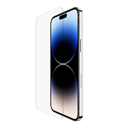 Belkin UltraGlass Proteggi schermo iPhone 14 Pro Max, antimicrobico, trattato, collaudato per resistere a una durezza di 9H, OVA104zz Belkin UltraGlass Proteggi schermo iPhone 14 Pro Max, antimicrobico, trattato, collaudato per resistere a una durezza di 9H, OVA104zz
