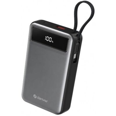 Denver Power Bank 65W, Powerbank 20000mAh USB-C, Caricatore Portatile Denver Power Bank 65W, Powerbank 20000mAh USB-C, Caricatore Portatile