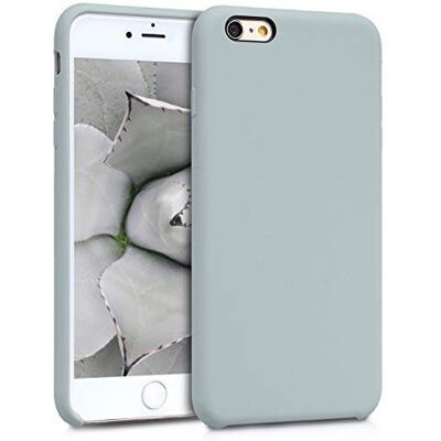 kwmobile Cover per Apple iPhone 6 Plus / 6S Plus Custodia Back Case per Smartphone in Silicone TPU Protezione Gommata grigio chiaro opaco kwmobile Cover per Apple iPhone 6 Plus / 6S Plus Custodia Back Case per Smartphone in Silicone TPU Protezione Gommata grigio chiaro opaco