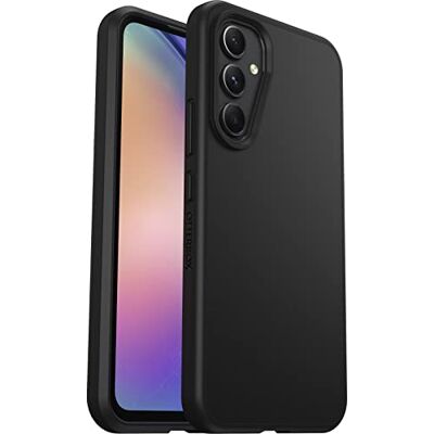 OtterBox Cover per Samsung Galaxy A54 5G React Series, Resistente a Shock e Cadute Fino, Cover Ultrasottile, Testata a Norme Mil-Std 810G, Nero OtterBox Cover per Samsung Galaxy A54 5G React Series, Resistente a Shock e Cadute Fino, Cover Ultrasottile, Testata a Norme Mil-Std 810G, Nero