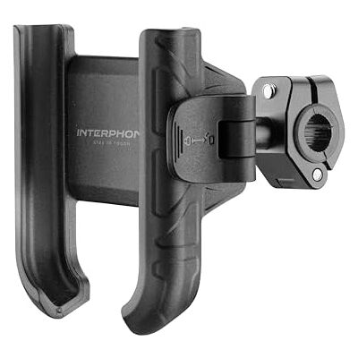 INTERPHONE Supporto Crab 26 Essential portatelefono da stelo specchietto e traversino da scooter e moto con sgancio rapido, inclinazione regolabile, sicuro per utilizzo del tuo Smartphone in viaggio INTERPHONE Supporto Crab 26 Essential portatelefono da stelo specchietto e traversino da scooter e moto con sgancio rapido, inclinazione regolabile, sicuro per utilizzo del tuo Smartphone in viaggio