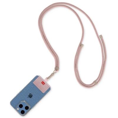 Legami Cordino Porta Cellulare Always Together, Smartphone Laynard, Cordino Regolabile con Gancio in Metallo, Chiusura Sicura, Adesivo, Tema Rose Gold, 70 cm Legami Cordino Porta Cellulare Always Together, Smartphone Laynard, Cordino Regolabile con Gancio in Metallo, Chiusura Sicura, Adesivo, Tema Rose Gold, 70 cm