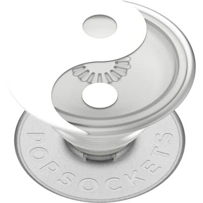 PopSockets : PopGrip Plant Supporto e Impugnatura Estensibile Realizzati con Materiali a Base Vegetale con un Top Intercambiabile per Smartphone e Tablet Translucent Yin and Yang PopSockets : PopGrip Plant Supporto e Impugnatura Estensibile Realizzati con Materiali a Base Vegetale con un Top Intercambiabile per Smartphone e Tablet Translucent Yin and Yang
