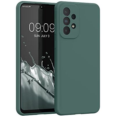 kwmobile Cover per Samsung Galaxy A33 5G Custodia Back Case per Smartphone in Silicone TPU Protezione Gommata verde muschio kwmobile Cover per Samsung Galaxy A33 5G Custodia Back Case per Smartphone in Silicone TPU Protezione Gommata verde muschio