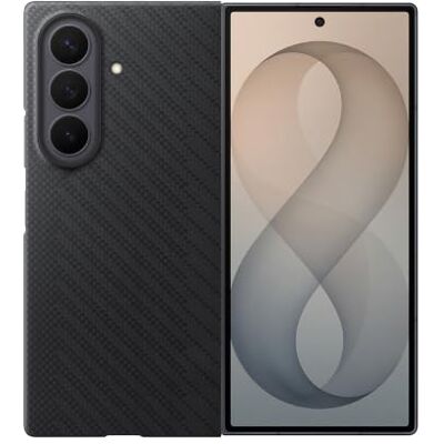 Samsung Carbon Magnet Case per Galaxy Z Fold8 Ultra, Black Cover Magnetica in Fibra Aramidica, 2 Pellicole Schermo Anteriore Incluse, con Tecnologia Magnetic Power Profile Samsung Carbon Magnet Case per Galaxy Z Fold8 Ultra, Black Cover Magnetica in Fibra Aramidica, 2 Pellicole Schermo Anteriore Incluse, con Tecnologia Magnetic Power Profile