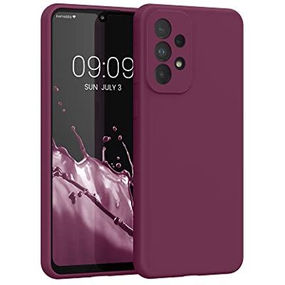 kwmobile Cover per Samsung Galaxy A33 5G Custodia Back Case per Smartphone in Silicone TPU Protezione Gommata viola bordeaux kwmobile Cover per Samsung Galaxy A33 5G Custodia Back Case per Smartphone in Silicone TPU Protezione Gommata viola bordeaux