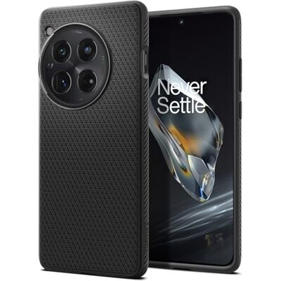 Spigen Cover Liquid Air per OnePlus 12 Nero Opaco Spigen Cover Liquid Air per OnePlus 12 Nero Opaco