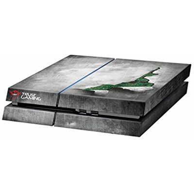 Trust 21636 Copertura Adesiva Personalizzata per PS4, Nero/Grigio Trust 21636 Copertura Adesiva Personalizzata per PS4, Nero/Grigio