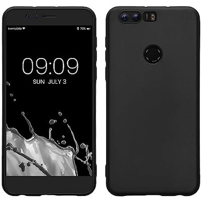 kwmobile Custodia Compatibile con HONOR 8/8 Premium Cover Back Case per Smartphone in Silicone TPU Protezione Gommata nero matt kwmobile Custodia Compatibile con HONOR 8/8 Premium Cover Back Case per Smartphone in Silicone TPU Protezione Gommata nero matt