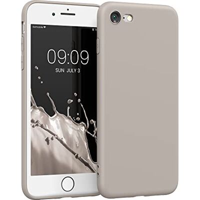 kwmobile Custodia Compatibile con Apple iPhone SE (2020/2022) / 8/7 Cover Back Case per Smartphone in Silicone TPU Protezione Gommata crema matt kwmobile Custodia Compatibile con Apple iPhone SE (2020/2022) / 8/7 Cover Back Case per Smartphone in Silicone TPU Protezione Gommata crema matt