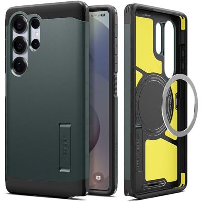Spigen Cover Tough Armor (AI) MagFit per Samsung Samsung Galaxy S25 Ultra Spigen Cover Tough Armor (AI) MagFit per Samsung Samsung Galaxy S25 Ultra