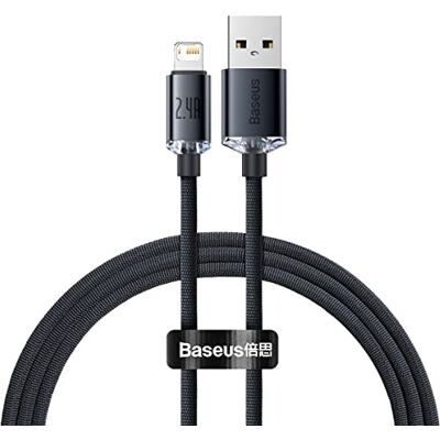 Baseus Cavo dati di ricarica rapida serie Lightning Crystal Shine Cable Baseus Cavo dati di ricarica rapida serie Lightning Crystal Shine Cable