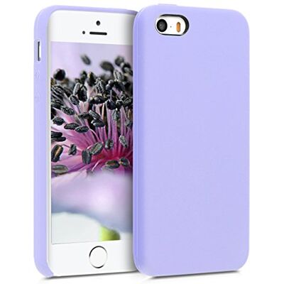 kwmobile Cover per Apple iPhone SE (1.Gen 2016) / iPhone 5 / iPhone 5S Custodia Back Case per Smartphone in Silicone TPU Protezione Gommata lavanda kwmobile Cover per Apple iPhone SE (1.Gen 2016) / iPhone 5 / iPhone 5S Custodia Back Case per Smartphone in Silicone TPU Protezione Gommata lavanda
