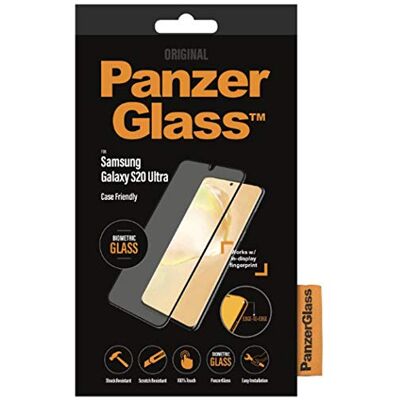 PanzerGlass PROTECTOR DE PANTALLA SAMSUNG GALAXY S20 ULTRA CF NEGRO BIOMETRIC PanzerGlass PROTECTOR DE PANTALLA SAMSUNG GALAXY S20 ULTRA CF NEGRO BIOMETRIC