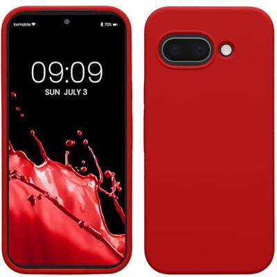 kwmobile Cover per Google Pixel 9a Custodia Back Case per Smartphone in Silicone TPU Protezione Gommata rosso classico kwmobile Cover per Google Pixel 9a Custodia Back Case per Smartphone in Silicone TPU Protezione Gommata rosso classico