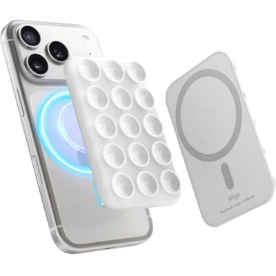 elago Supporto Magnetico a Ventosa per iPhone, Compatibile con MagSafe elago Supporto Magnetico a Ventosa per iPhone, Compatibile con MagSafe