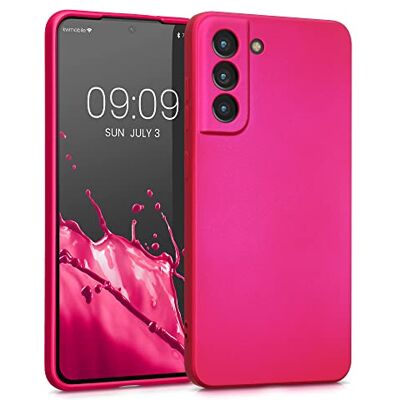 kwmobile Custodia Compatibile con Samsung Galaxy S21 FE Cover Back Case Morbida Protezione in Silicone TPU Effetto Metallizzato rosa metallizzato kwmobile Custodia Compatibile con Samsung Galaxy S21 FE Cover Back Case Morbida Protezione in Silicone TPU Effetto Metallizzato rosa metallizzato
