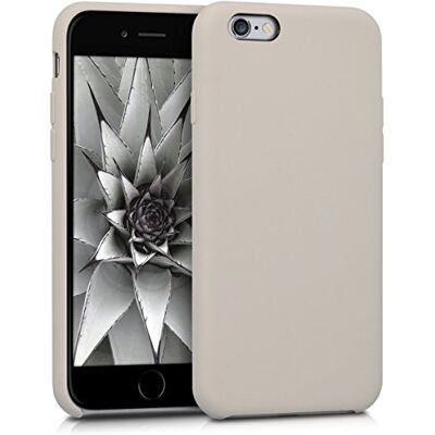 kwmobile Cover per Apple iPhone 6 / 6S Custodia Back Case per Smartphone in Silicone TPU Protezione Gommata marrone grigio kwmobile Cover per Apple iPhone 6 / 6S Custodia Back Case per Smartphone in Silicone TPU Protezione Gommata marrone grigio