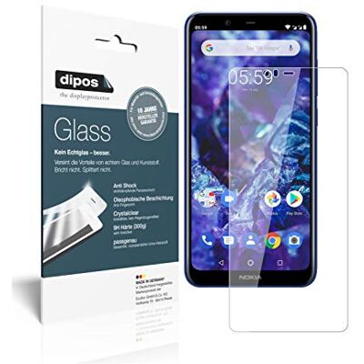 dipos 2x Pellicola Protettiva 9H trasparente per Nokia 5.1 Plus dipos 2x Pellicola Protettiva 9H trasparente per Nokia 5.1 Plus