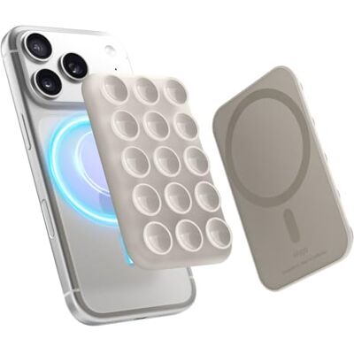 elago Supporto Magnetico a Ventosa per iPhone, Compatibile con MagSafe elago Supporto Magnetico a Ventosa per iPhone, Compatibile con MagSafe