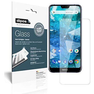 dipos 2x Pellicola Protettiva 9H trasparente per Nokia X7 (2018) dipos 2x Pellicola Protettiva 9H trasparente per Nokia X7 (2018)