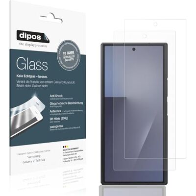 dipos 2x Pellicola 9H opaca per Samsung Galaxy Z TriFold Aussenseite dipos 2x Pellicola 9H opaca per Samsung Galaxy Z TriFold Aussenseite