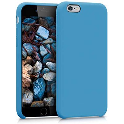 kwmobile Cover per Apple iPhone 6 / 6S Custodia Back Case per Smartphone in Silicone TPU Protezione Gommata azzurro kwmobile Cover per Apple iPhone 6 / 6S Custodia Back Case per Smartphone in Silicone TPU Protezione Gommata azzurro