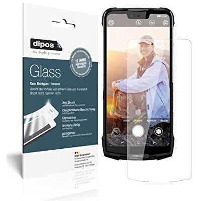 dipos 2x Pellicola Protettiva 9H trasparente per Doogee S90 dipos 2x Pellicola Protettiva 9H trasparente per Doogee S90