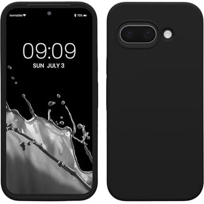 kwmobile Cover per Google Pixel 9a Custodia Back Case per Smartphone in Silicone TPU Protezione Gommata nero kwmobile Cover per Google Pixel 9a Custodia Back Case per Smartphone in Silicone TPU Protezione Gommata nero