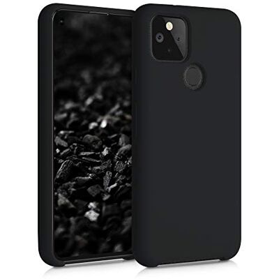 kwmobile Cover per Google Pixel 5 Custodia Back Case per Smartphone in Silicone TPU Protezione Gommata nero kwmobile Cover per Google Pixel 5 Custodia Back Case per Smartphone in Silicone TPU Protezione Gommata nero