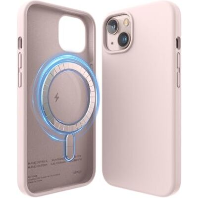 elago Cover Magnetica in Silicone per iPhone 13 (6,1") Compatibile con MagSafe, Magneti Integrati, Silicone Premium, Antiurto (Lovely Rosa) elago Cover Magnetica in Silicone per iPhone 13 (6,1") Compatibile con MagSafe, Magneti Integrati, Silicone Premium, Antiurto (Lovely Rosa)
