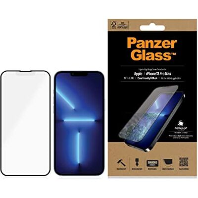 PanzerGlass APPLE IPHONE 13 PRO MAX 6.7 "CASE FRIENDLY ANTI-GLARE AB NEGRO PanzerGlass APPLE IPHONE 13 PRO MAX 6.7 "CASE FRIENDLY ANTI-GLARE AB NEGRO