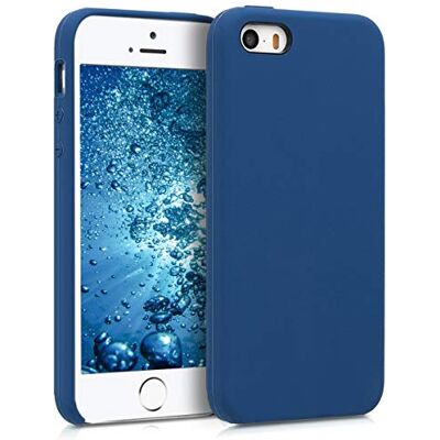 kwmobile Cover per Apple iPhone SE (1.Gen 2016) / iPhone 5 / iPhone 5S Custodia Back Case per Smartphone in Silicone TPU Protezione Gommata blu marino kwmobile Cover per Apple iPhone SE (1.Gen 2016) / iPhone 5 / iPhone 5S Custodia Back Case per Smartphone in Silicone TPU Protezione Gommata blu marino