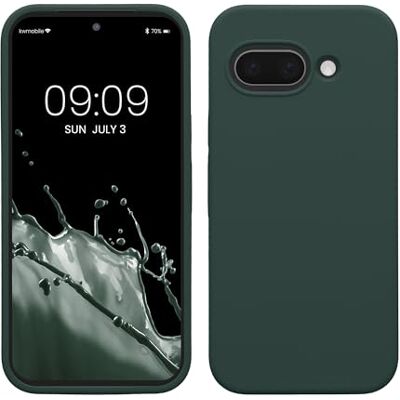 kwmobile Cover per Google Pixel 9a Custodia Back Case per Smartphone in Silicone TPU Protezione Gommata verde blu kwmobile Cover per Google Pixel 9a Custodia Back Case per Smartphone in Silicone TPU Protezione Gommata verde blu