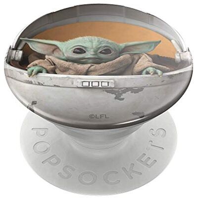 PopSockets PopGrip Supporto e Impugnatura per Telefoni Cellulari e Tablet con un Top Intercambiabile The Child Pod (Baby Yoda) PopSockets PopGrip Supporto e Impugnatura per Telefoni Cellulari e Tablet con un Top Intercambiabile The Child Pod (Baby Yoda)