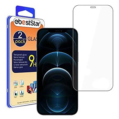 ebestStar Vetro Temperato x2 per iPhone 12 Pro Max Apple, Pellicola Protezione Schermo, Antiurto ebestStar Vetro Temperato x2 per iPhone 12 Pro Max Apple, Pellicola Protezione Schermo, Antiurto