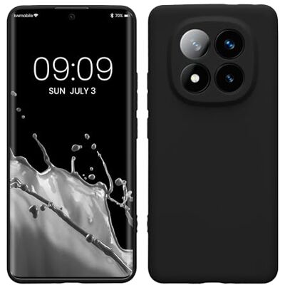 kwmobile Custodia Compatibile con Xiaomi Redmi Note 14 Pro+ 5G / Redmi Note 14 Pro Plus 5G Cover Back Case per Smartphone in Silicone TPU Protezione Gommata nero matt kwmobile Custodia Compatibile con Xiaomi Redmi Note 14 Pro+ 5G / Redmi Note 14 Pro Plus 5G Cover Back Case per Smartphone in Silicone TPU Protezione Gommata nero matt