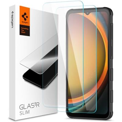 Spigen Glas.tR Slim Vetro Temperato compatibile con Samsung Galaxy XCover7 Pro, Galaxy XCover7, 2 Pezzi, Anti-graffio, Cristallino, Durezza 9H Pellicola prottetiva Spigen Glas.tR Slim Vetro Temperato compatibile con Samsung Galaxy XCover7 Pro, Galaxy XCover7, 2 Pezzi, Anti-graffio, Cristallino, Durezza 9H Pellicola prottetiva