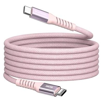 Verbatim Sync & Charge 60W Cavo USB C PD 3.0 USB C a USB C 120cm Ricarica Rapida Compatibile con iPhone 16 Pro Max, iPhone 15, Samsung, MacBook Air, iPad, Pixel 9, Resistente Rosa Verbatim Sync & Charge 60W Cavo USB C PD 3.0 USB C a USB C 120cm Ricarica Rapida Compatibile con iPhone 16 Pro Max, iPhone 15, Samsung, MacBook Air, iPad, Pixel 9, Resistente Rosa