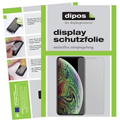 dipos 6x Pellicola Protettiva opaca per Apple iPhone XS Max dipos 6x Pellicola Protettiva opaca per Apple iPhone XS Max