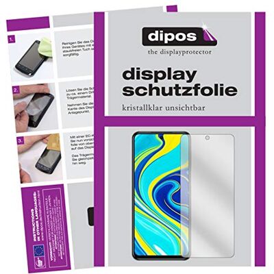 dipos 6x Pellicola Protettiva trasparente per Xiaomi Redmi Note 9S 3x fronte + 3x retro, Si adatta perfettamente, ultra sottile, antigraffio, senza bolle, compatibile con cover dipos 6x Pellicola Protettiva trasparente per Xiaomi Redmi Note 9S 3x fronte + 3x retro, Si adatta perfettamente, ultra sottile, antigraffio, senza bolle, compatibile con cover