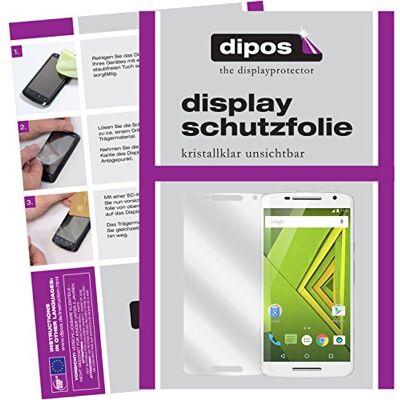 dipos 2x Pellicola Protettiva trasparente per Motorola Moto X Play Si adatta perfettamente, ultra sottile, antigraffio, senza bolle, compatibile con cover, anti impronte, autoadesiva dipos 2x Pellicola Protettiva trasparente per Motorola Moto X Play Si adatta perfettamente, ultra sottile, antigraffio, senza bolle, compatibile con cover, anti impronte, autoadesiva
