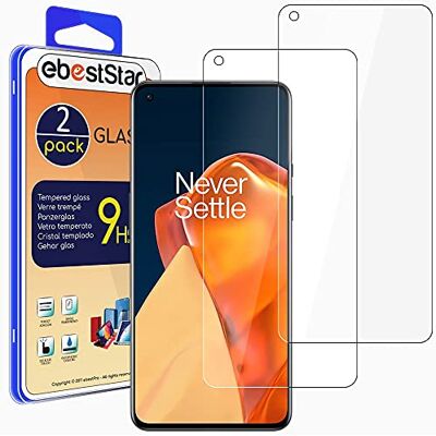 ebestStar Vetro Temperato x2 per OnePlus 9, Pellicola Protezione Schermo, Antiurto ebestStar Vetro Temperato x2 per OnePlus 9, Pellicola Protezione Schermo, Antiurto