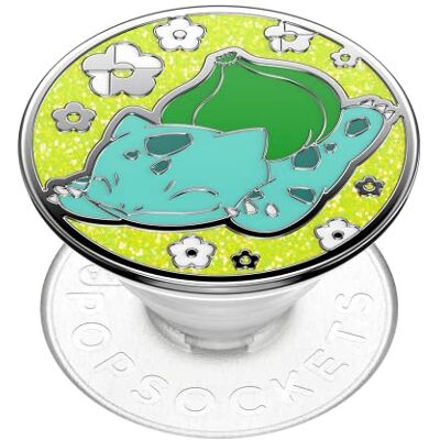 PopSockets : PopGrip Supporto e Impugnatura per Telefoni Cellulari e Tablet con un Top Intercambiabile Pokémon Bulbasaur Nap Enamel PopSockets : PopGrip Supporto e Impugnatura per Telefoni Cellulari e Tablet con un Top Intercambiabile Pokémon Bulbasaur Nap Enamel