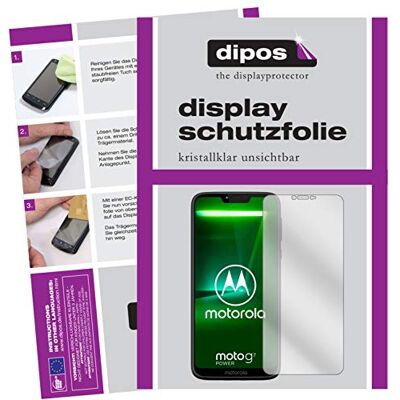 dipos 6x Pellicola Protettiva trasparente per Motorola Moto G7 Power Si adatta perfettamente, ultra sottile, antigraffio, senza bolle, compatibile con cover, anti impronte, autoadesiva dipos 6x Pellicola Protettiva trasparente per Motorola Moto G7 Power Si adatta perfettamente, ultra sottile, antigraffio, senza bolle, compatibile con cover, anti impronte, autoadesiva