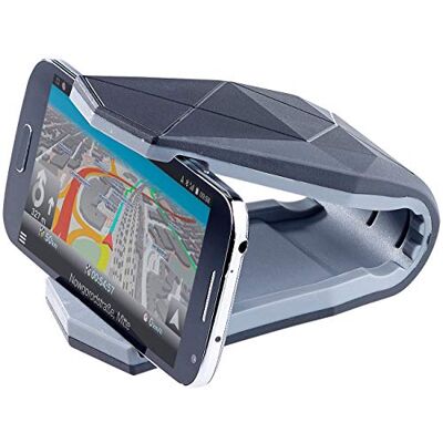 Pearl Supporto universale auto per smartphone fino a 6 pollici con morsetto e pad adesivo Pearl Supporto universale auto per smartphone fino a 6 pollici con morsetto e pad adesivo