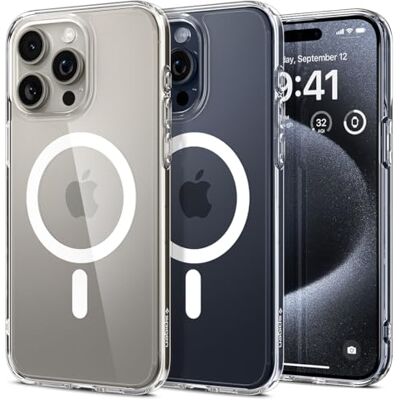 Spigen Cover Ultra Hybrid MagFit per iPhone 15 Pro Max Spigen Cover Ultra Hybrid MagFit per iPhone 15 Pro Max