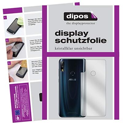 dipos 6x Pellicola Protettiva per Asus ZenFone Max Pro (M2) Rückseite Si adatta perfettamente, ultra sottile, antigraffio, senza bolle, compatibile con cover, anti impronte, autoadesiva dipos 6x Pellicola Protettiva per Asus ZenFone Max Pro (M2) Rückseite Si adatta perfettamente, ultra sottile, antigraffio, senza bolle, compatibile con cover, anti impronte, autoadesiva
